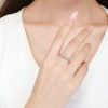 Inel semnul infinitului din argint 925 cu cristale zirconiu 8 US (diametru 18,2 mm)