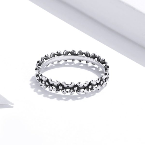 Inel silver daisy din argint 925 8 US (diametru 18,2 mm)
