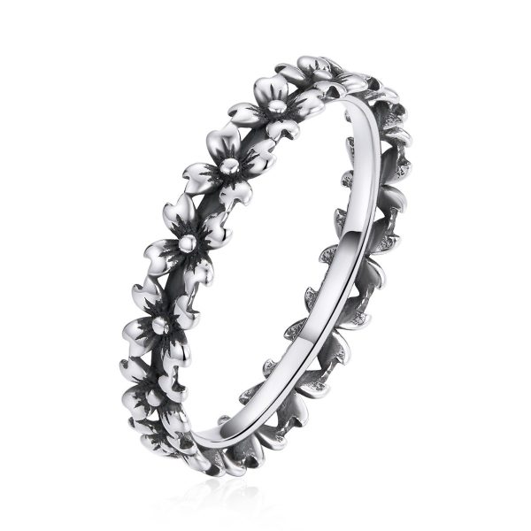 Inel silver daisy din argint 925 8 US (diametru 18,2 mm)