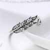 Inel silver leaf din argint 925
