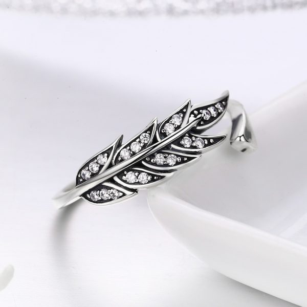 Inel silver leaf din argint 925