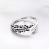 Inel silver leaf din argint 925