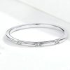 Inel simple disign din argint 925 cu cristale zirconiu 8 US (diametru 18,2 mm)