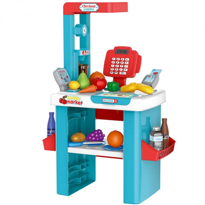 Jucarie de rol SuperMarket Cu Casa De Marcat, 8763