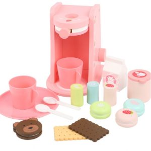 Jucarie din lemn Espressor de cafea Strawberry