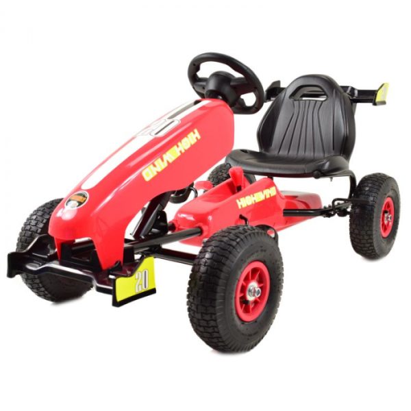 kart-metalic-cu-roti-gonflabile-mari-pedale-si-frana-g202-rosu-614990.jpeg Kart metalic cu roti gonflabile mari, pedale si frana, G202 - rosu
