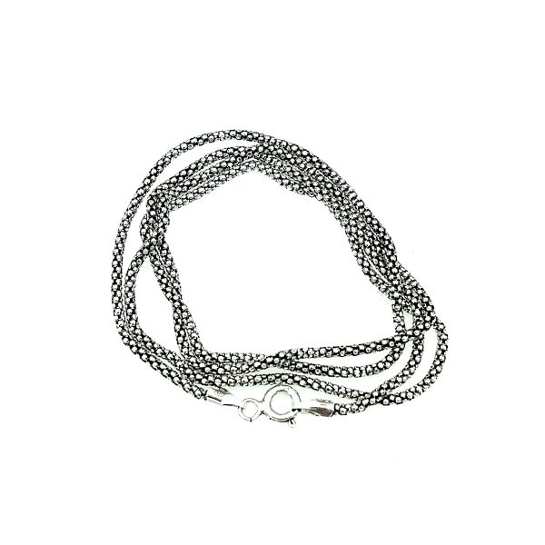 Lant model serpuit din argint 925 pentru pandantive