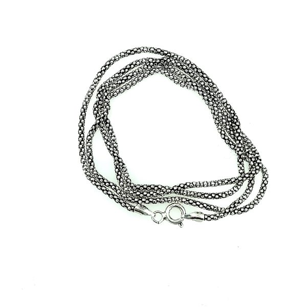 Lant model serpuit din argint 925 pentru pandantive