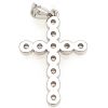 Pandantiv cruce din argint cu cristale zirconiu decorativ