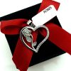 Pandantiv cute rose in heart shape din argint 925