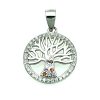 Pandantiv multicolore tree of life din argint 925