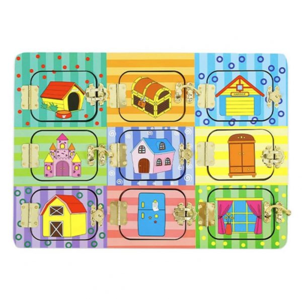 plansa-montessori-cu-9-activitati-usile-si-lacatele-din-lemn-2461-150425.jpg Plansa Montessori cu 9 activitati, usile si lacatele, din lemn