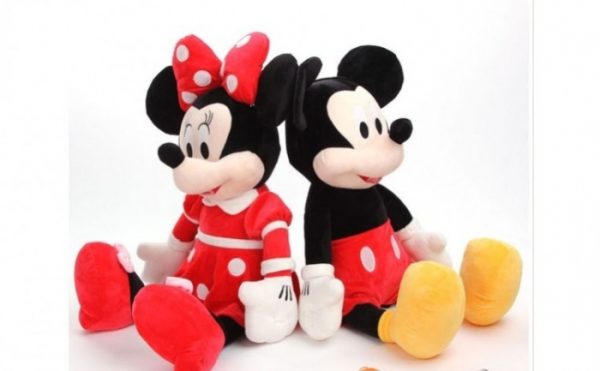 Set Mickey si Minnie Mouse Din Plus 75 Cm