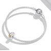 Talisman clips din argint 925 cu email dog print