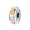 Talisman clips din argint 925 cu email dog print
