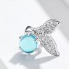 Talisman coada de sirena din argint 925 cu cristale