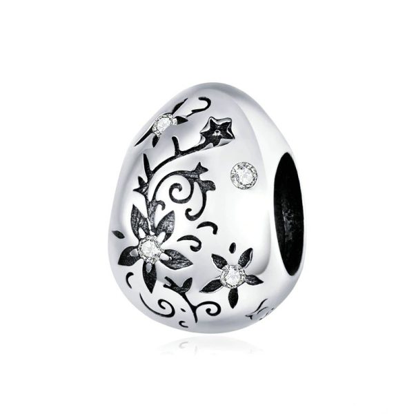 Talisman decorativ din argint 925 ou de Paste