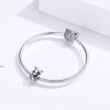 Talisman din argint 925 cu cristale zirconiu little fox
