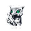 Talisman din argint 925 cu cristale zirconiu little fox
