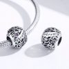 Talisman din argint 925 cu cristale zirconiu luna februarie