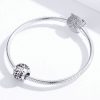 Talisman din argint 925 cu cristale zirconiu luna iulie