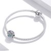 Talisman din argint 925 cu cristale zirconiu sea life