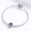 Talisman din argint 925 cu cristele zirconiu seagul
