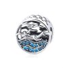 Talisman din argint 925 cu cristele zirconiu seagul