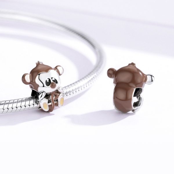 talisman-din-argint-925-cu-email-little-monkey-2.jpg Talisman din argint 925 cu email little monkey