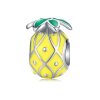 Talisman din argint 925 cu email yellow pineapple