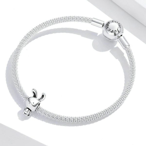 Talisman din argint 925 cute tiny bunny