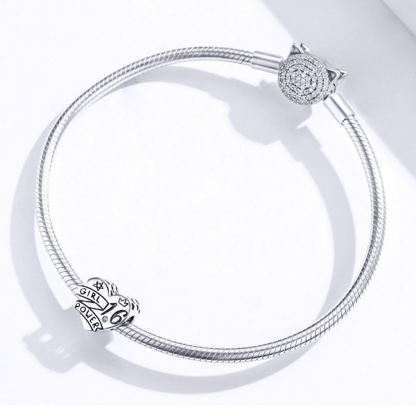 Talisman din argint 925 girl power sweet 16