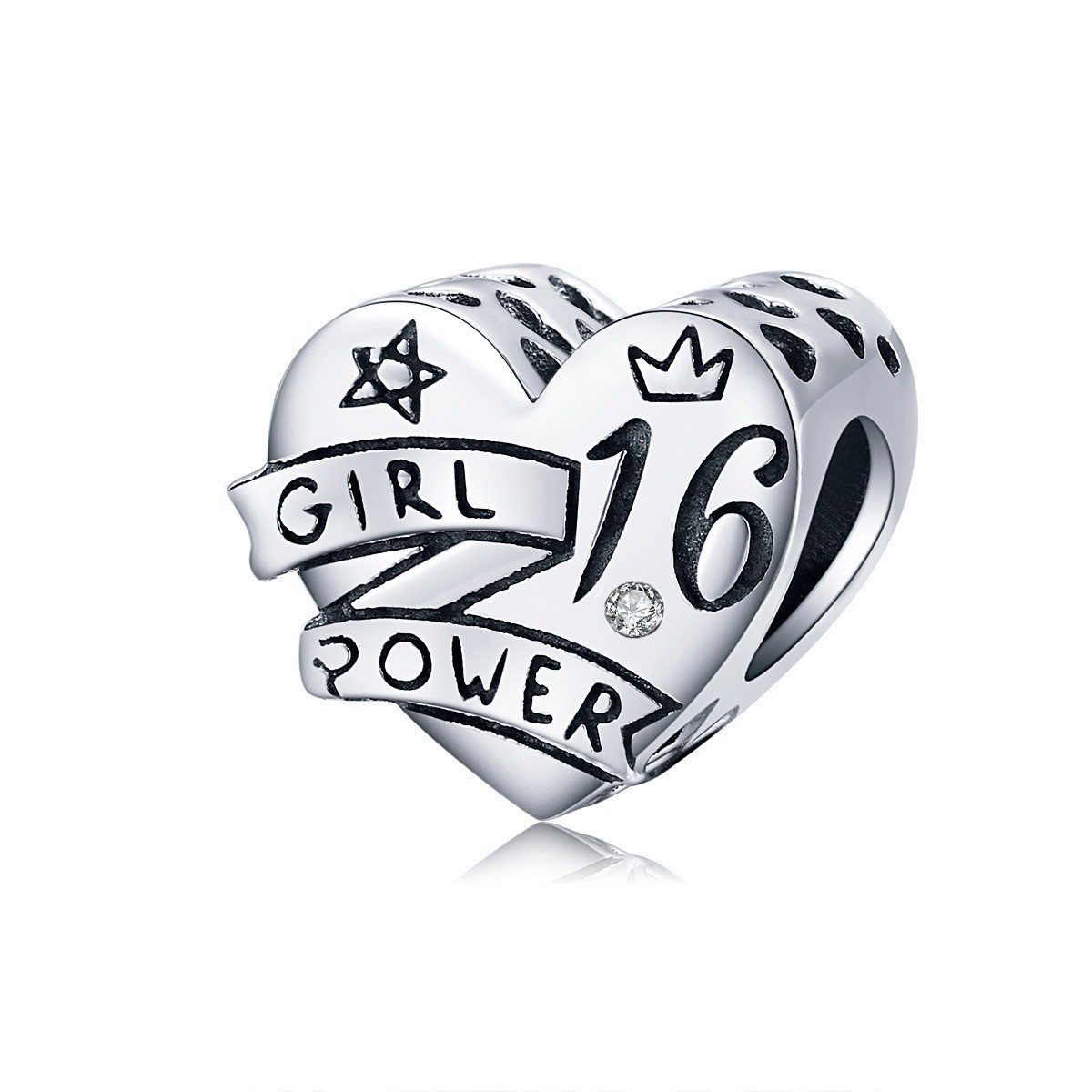 talisman-din-argint-925-girl-power-sweet-16.jpg Talisman din argint 925 girl power sweet 16