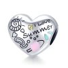 Talisman din argint 925 I love summer
