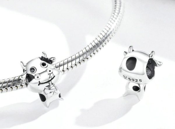 Talisman din argint 925 little nice cow