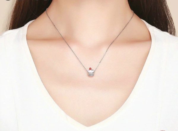 Talisman din argint 925 prajitura festiva