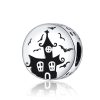 Talisman din argint 925 scary castle by halloween
