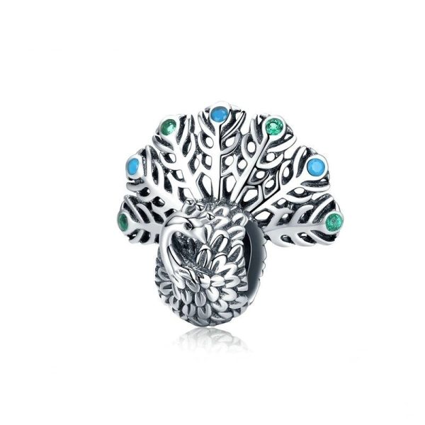 talisman-din-argint-925-si-cristale-zirconiu-cute-peacock.jpg Talisman din argint 925 si cristale zirconiu cute peacock