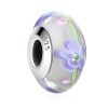Talisman din argint 925 si sticla exotic flower