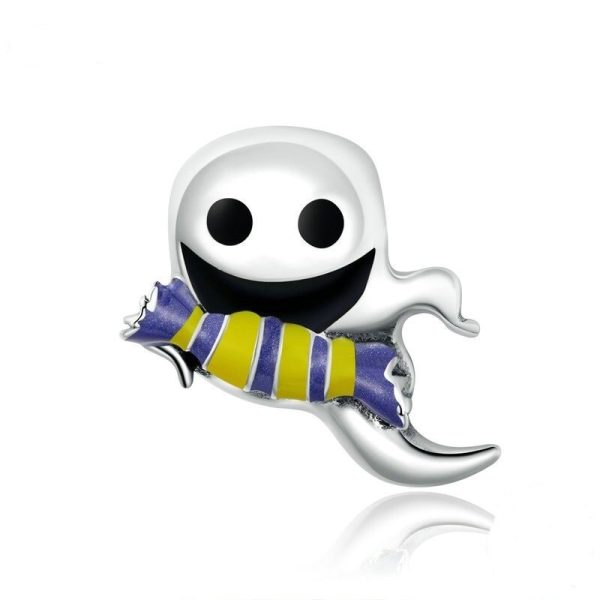 Talisman din argint halloween kids ghost trick or treat