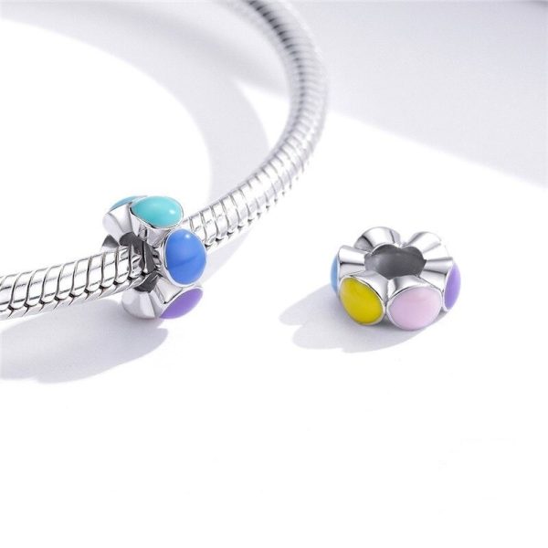Talisman distantier din argint 925 colorful one