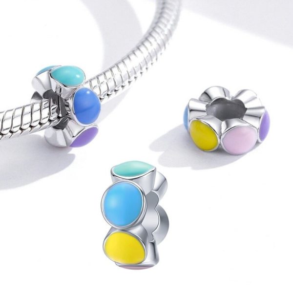 Talisman distantier din argint 925 colorful one