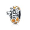 Talisman distantier din argint 925 honeybee comb