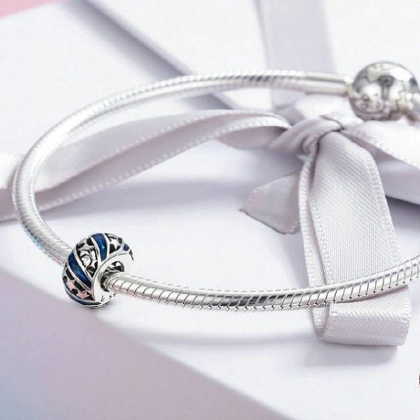 talisman-distantier-din-argint-925-si-email-silver-star-1.jpg Talisman distantier din argint 925 si email silver star