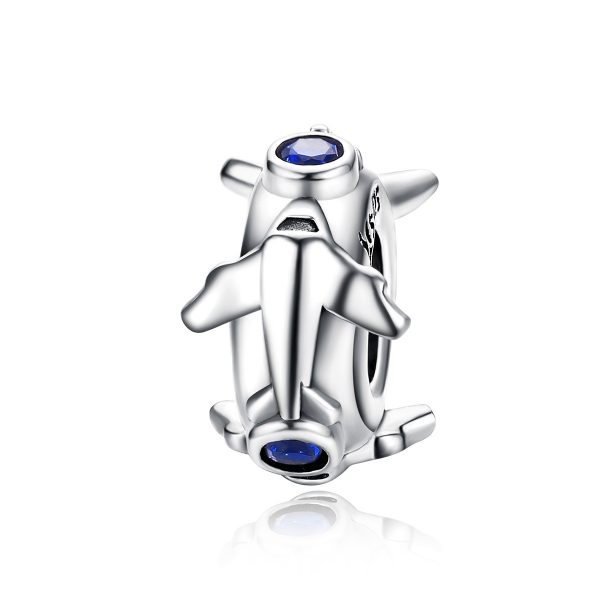 Talisman distantier din argint 925 silver airplane