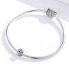 Talisman distantier din argint 925 silver colour leaf