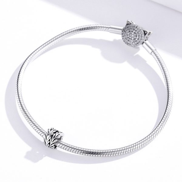 Talisman distantier din argint 925 silver colour leaf
