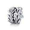 Talisman distantier din argint 925 silver colour leaf