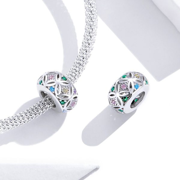 Talisman distantier din argint geometric style