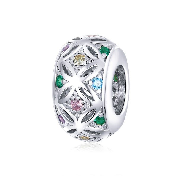 Talisman distantier din argint geometric style
